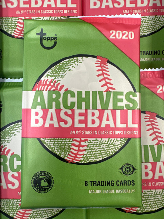 (PACK) 2020 Topps Archives Baseball Hobby Box PACK