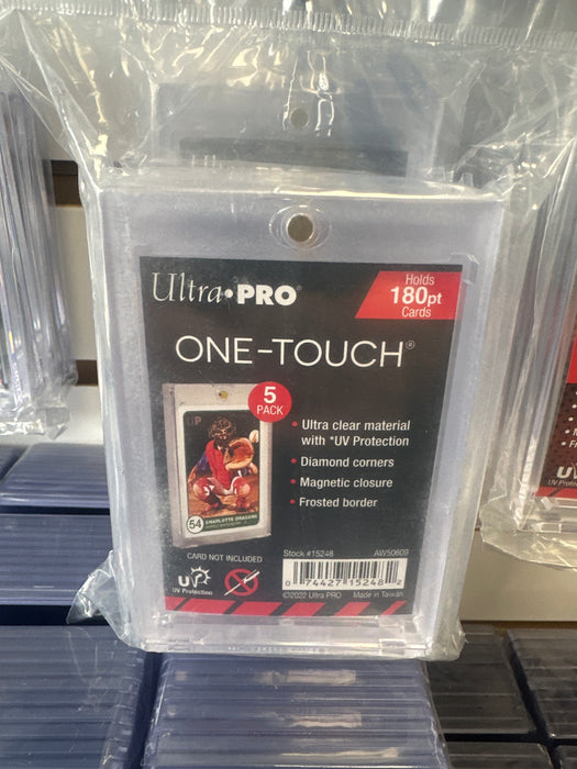 Ultrapro Uv One-Touch 180Pt Card Holder 5 Pack