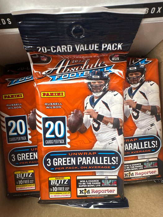 2022 Panini Absolute Football Fat Pack