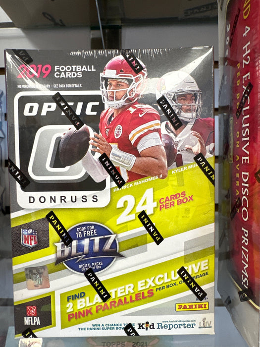 2019 Panini Donruss Optic Football 6-Pack Blaster Box