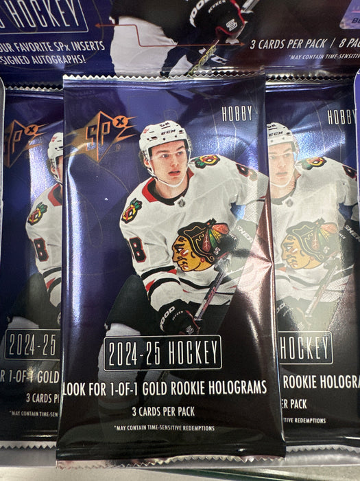 PACK - 2024/25 Upper Deck SPx Hockey Hobby Box PACK