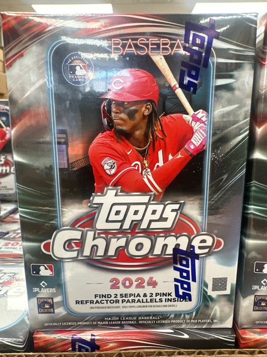 2024 Topps Chrome Baseball 7-Pack Blaster Box