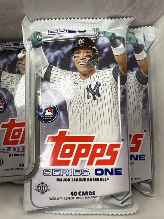 2025 Topps Series 1 Baseball Hobby Jumbo Box - PACK