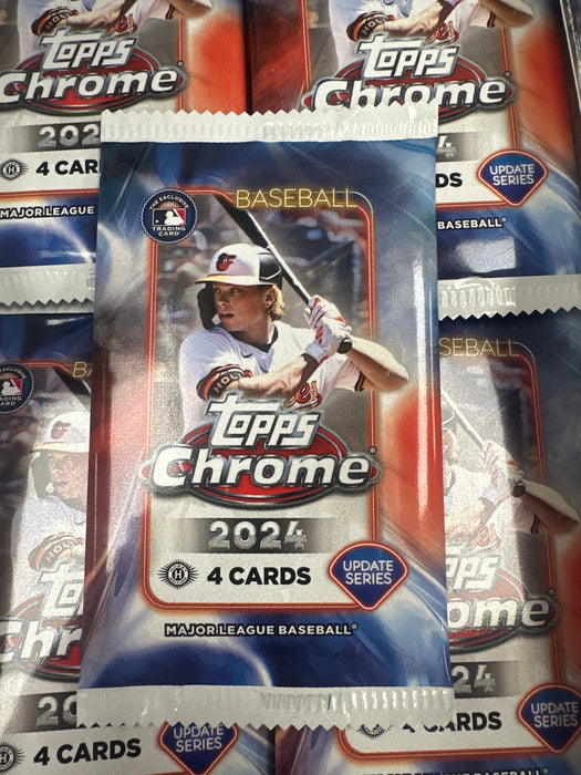 2024 Topps Chrome Update Series Baseball Hobby Box - PACK