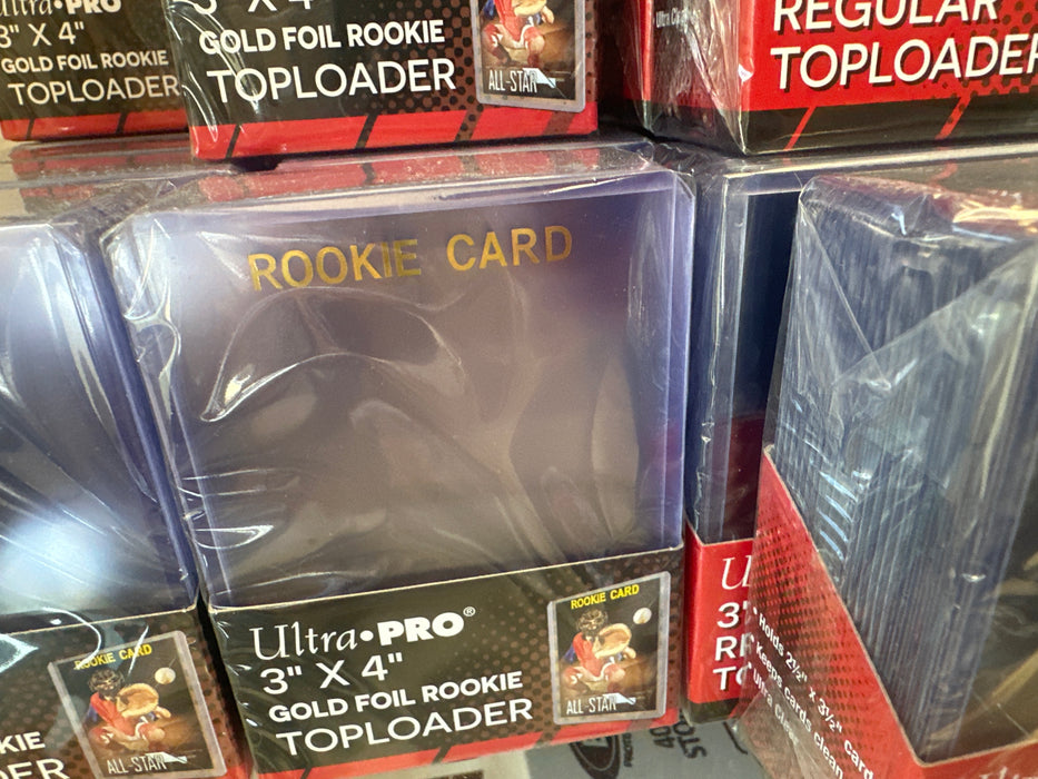 Ultrapro 3" X 4" ROOKIE Regular Toploader