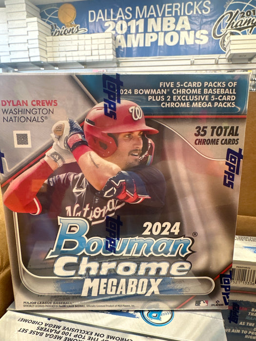 2024 Bowman Chrome Baseball Mega Box