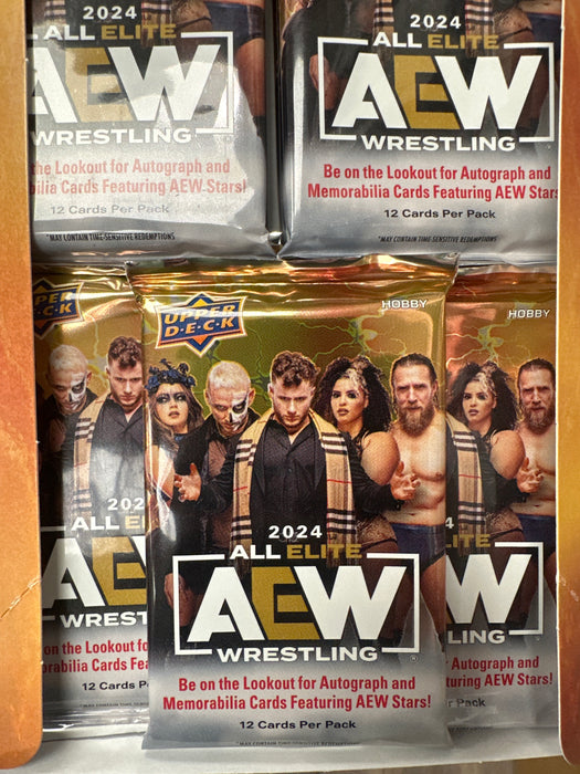 2024 Upper Deck AEW Wrestling Hobby Box - Pack