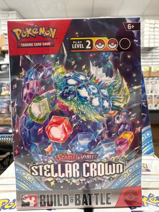 Pokemon Trading Card Game: Scarlet and Violet STELLAR CROWN Build and Battle Box