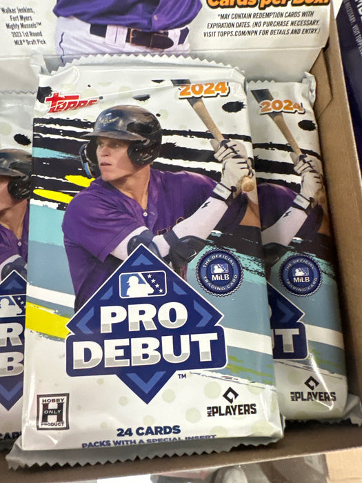 (PACK) 2024 Topps Pro Debut Baseball Hobby Jumbo Box PACK