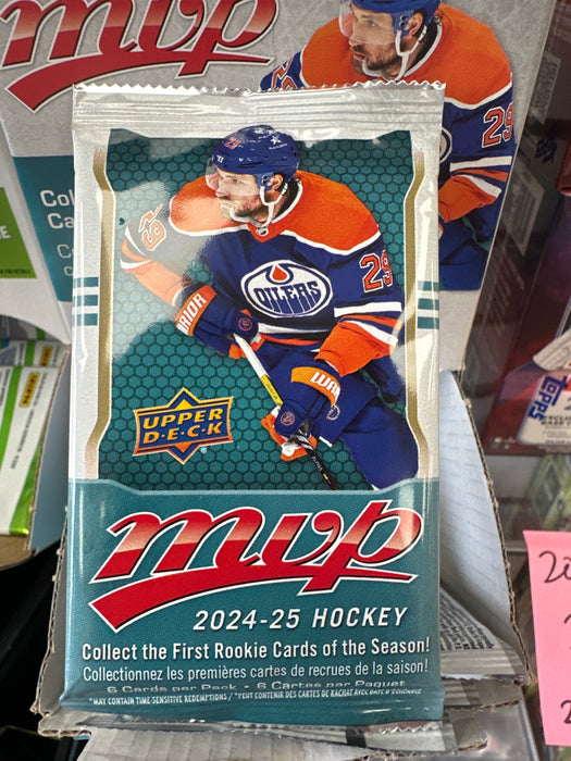 2024-25 Upper Deck MVP Hockey Gravity Feed Pack