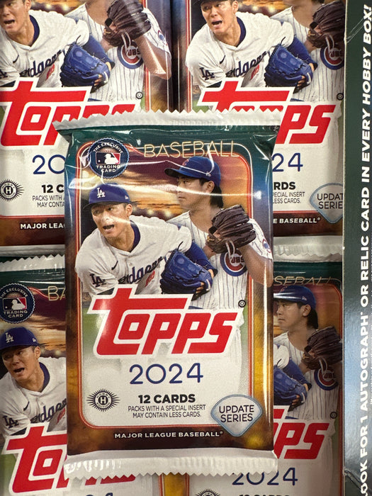 (PACK) 2024 Topps Update Series Baseball Hobby Box PACK