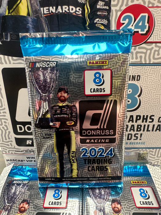 (PACK) 2024 Panini Donruss Racing Hobby Box PACK