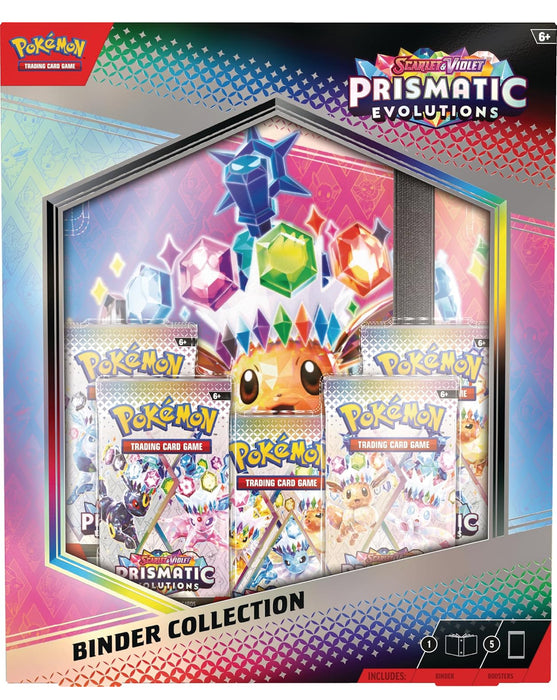 Pokemon Scarlet & Violet Prismatic Evolutions Binder Collection Box