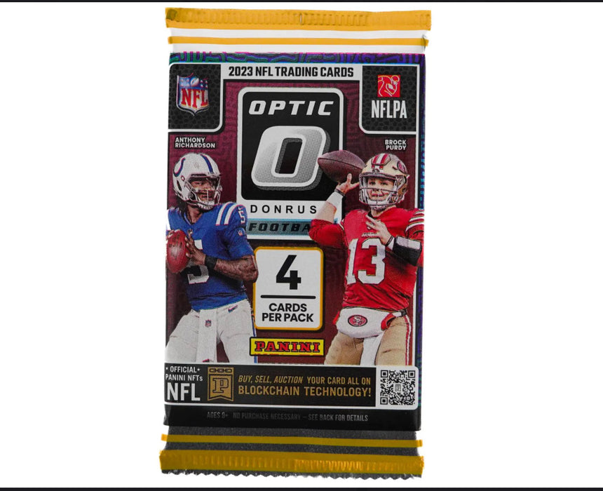 (PACK) 2023 Panini Donruss Optic Football 24-Pack Retail Box PACK