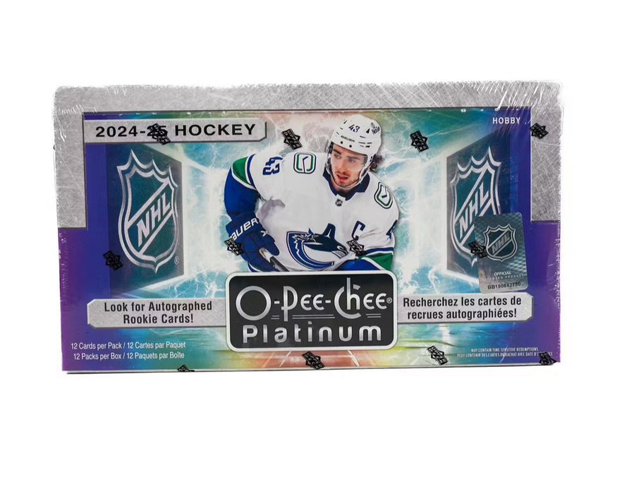 2024/25 Upper Deck O-Pee-Chee Platinum Hockey Hobby Box