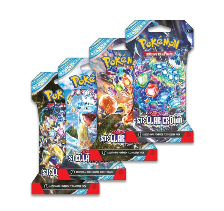 Pokemon Scarlet & Violet: Stellar Crown Sleeved Booster PACK