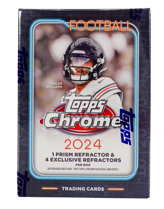 2024 Topps Chrome Football 7-Pack Blaster Box