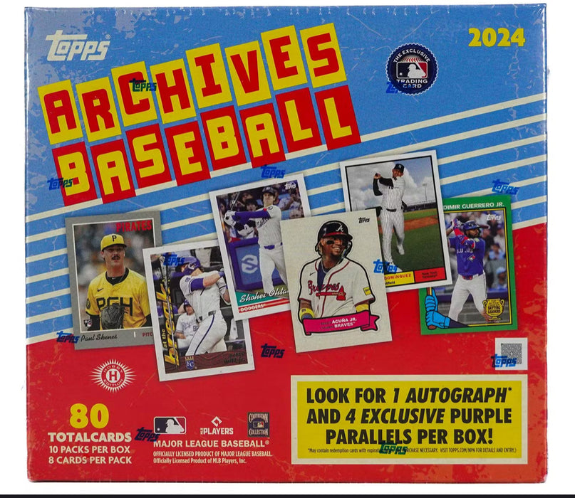 2024 Topps Archives Baseball Collector Box