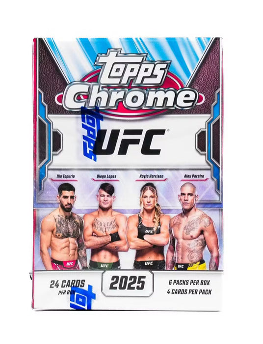 2025 Topps Chrome UFC 6-Pack Blaster Box