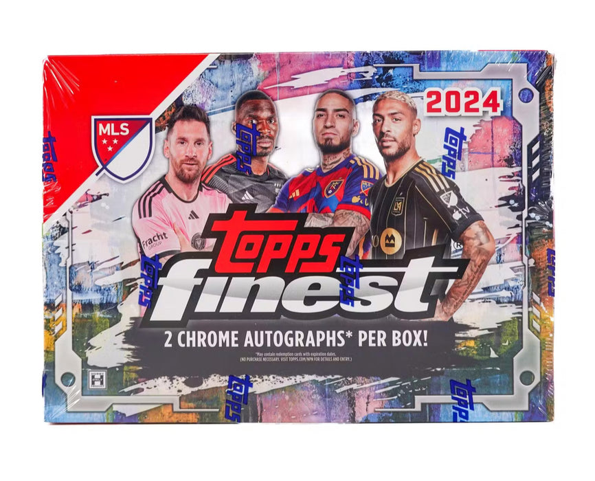 2024 Topps Finest MLS Soccer Hobby Box - PACK