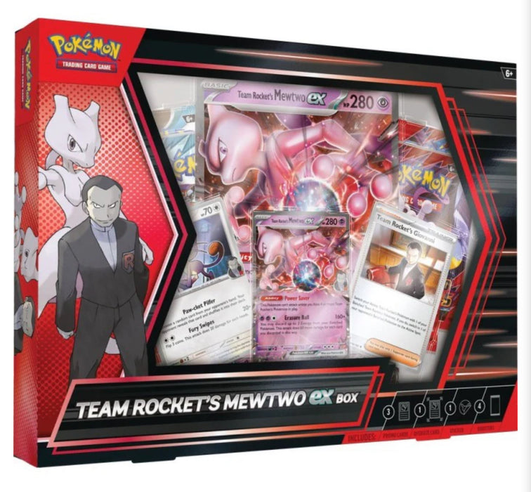 Pokemon TCG Team Rocket's Mewtwo ex Box