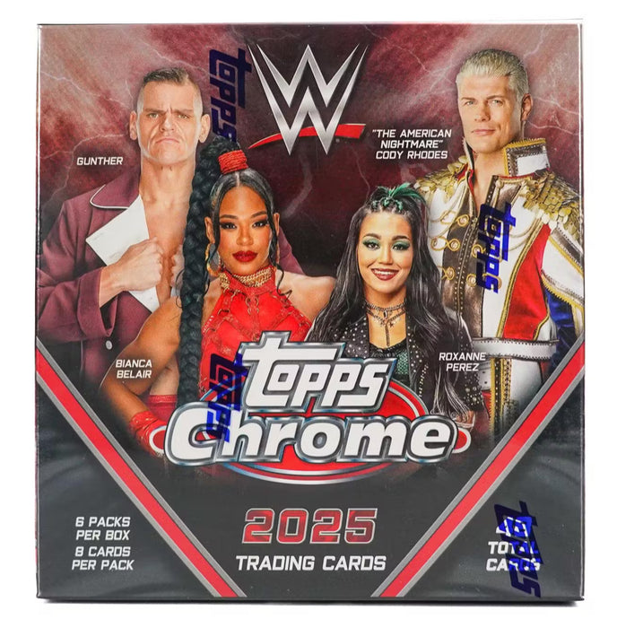 2025 Topps Chrome WWE Wrestling Mega Box