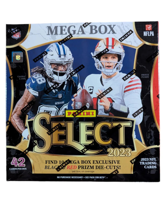 2023 Panini Select Football Mega Box (Black & Red Prizm's)