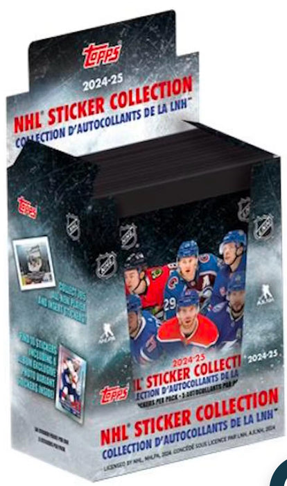 2024/25 Topps NHL Hockey Sticker Collection 50-Pack Box