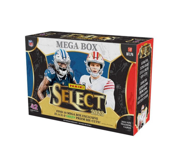 2023 Panini Select Football Mega Box (Black & Green Prizm's)