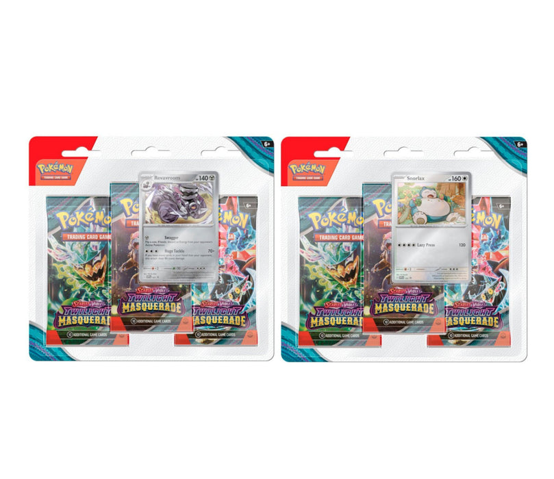 Pokémon - Trading Card Game: Twilight Masquerade 3pk Booster - Styles May Vary