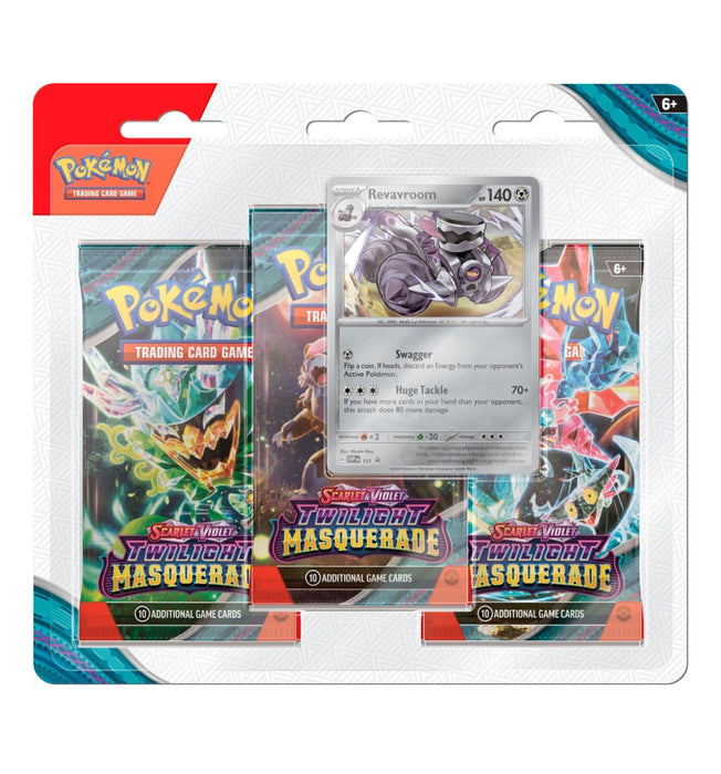 Pokémon - Trading Card Game: Twilight Masquerade 3pk Booster - Styles May Vary