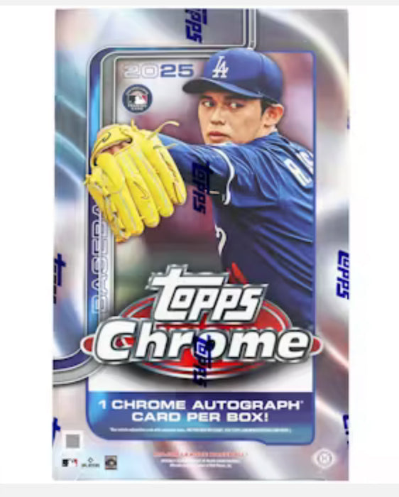 2025 Topps Chrome Baseball Hobby Box