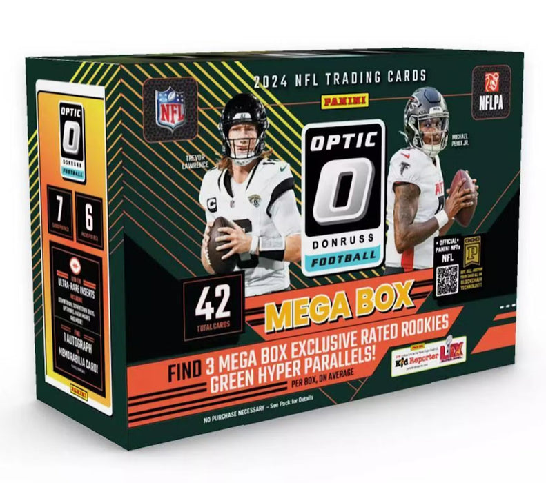 2024 Panini Donruss Optic Football Mega Box (Green Hyper Parallels!)