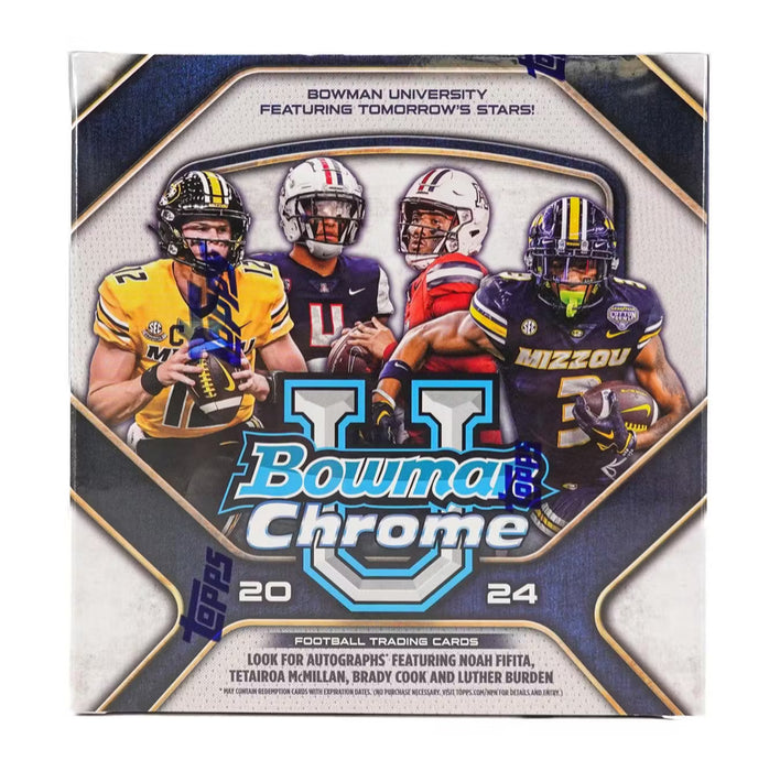 2024 Bowman University Chrome Football Monster Box