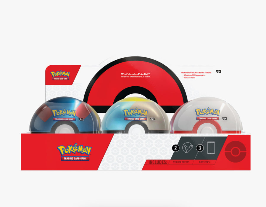 Pokemon Poke Ball Tin(2024): Trading Card Game (Styles May Vary)