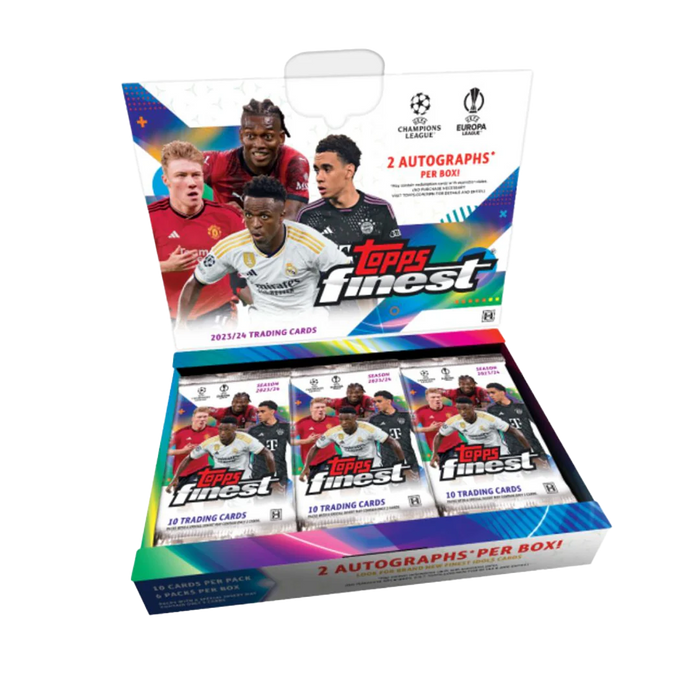 2023-24 Topps UEFA Club Competitions Finest Soccer Hobby Box