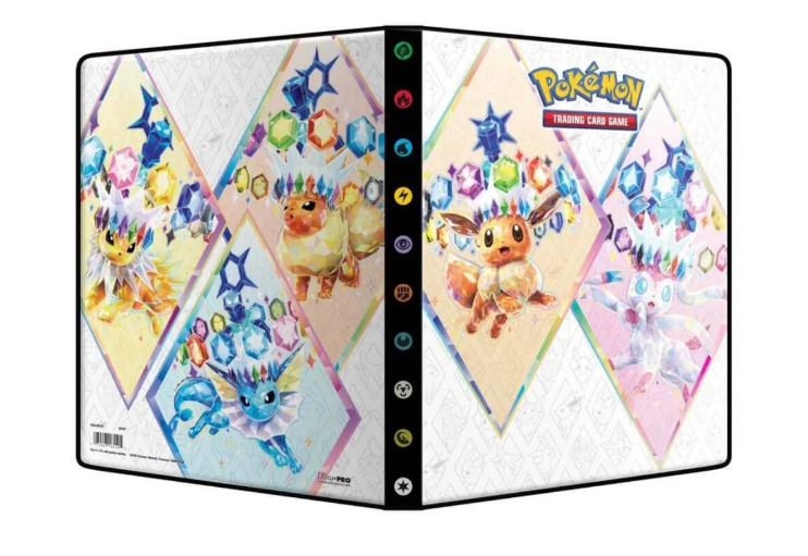 Ultra Pro Pokemon 9-Pocket Portfolio - PRISMATIC EVOLUTIONS (Holds 252 Cards)