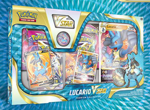 Pokémon TCG: Lucario VSTAR Premium Collection Box