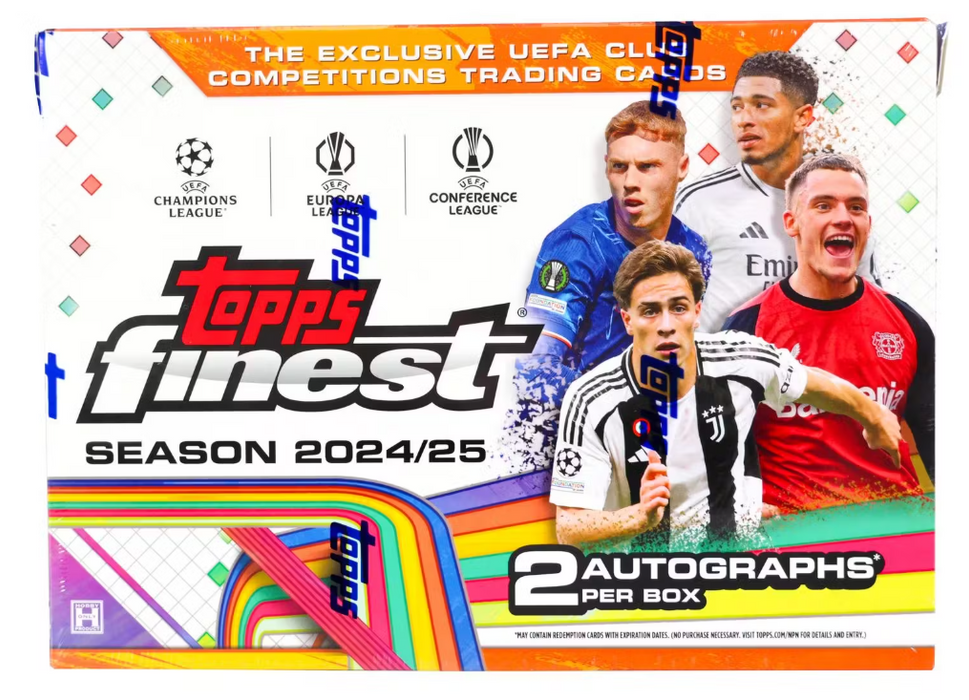 PACK - 2024/25 Topps UEFA Club Competitions Finest Soccer Hobby Box PACK