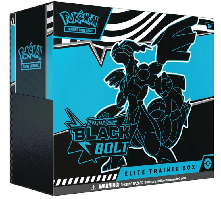 Pokemon Scarlet & Violet: Black Bolt Elite Trainer Box ETB