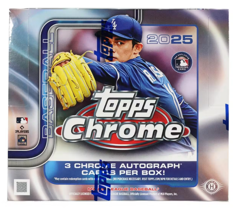 2025 Topps Chrome Baseball Hobby Jumbo Box