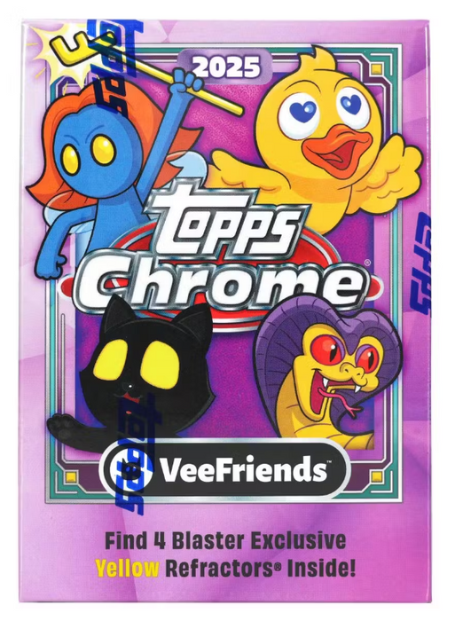 2025 Topps VeeFriends Chrome Blaster 8-Pack Box