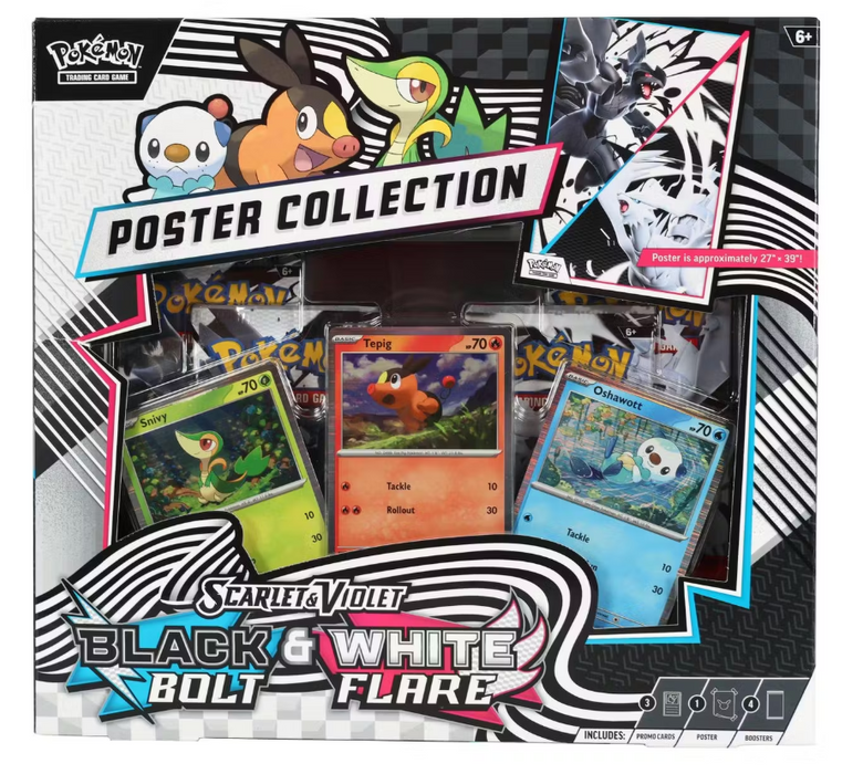 Pokemon Unova Poster Collection Box (Black Bolt / White Flare)