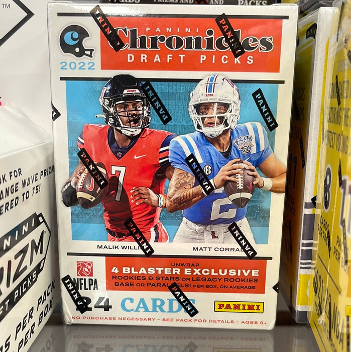 2022 Panini Chronicles Draft Picks Football 6-Pack Blaster Box