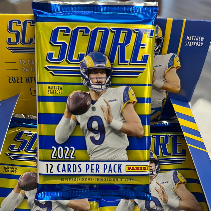 2022 Panini Score Football Retail Box PACK