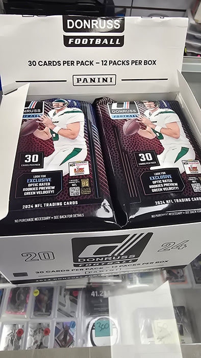 2024 Panini Donruss Football Fat Pack Box (Cello Value) 12 Packs