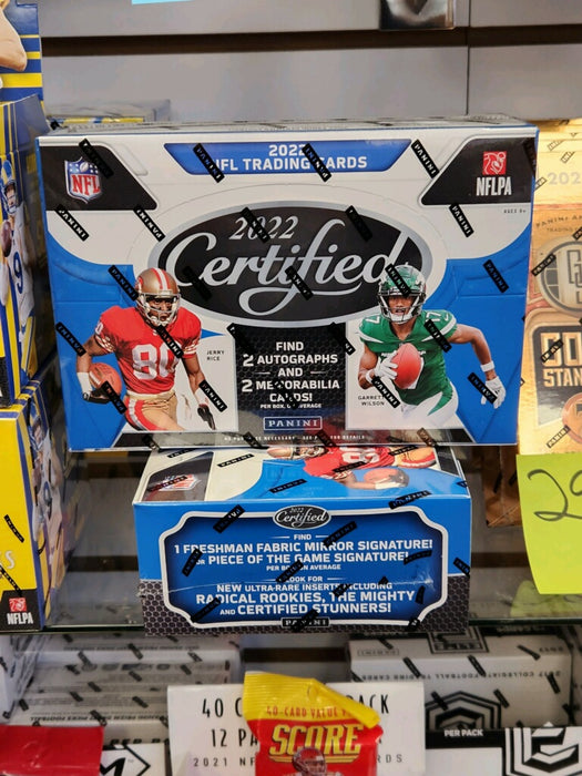 2022 Panini Certified Football Hobby Box